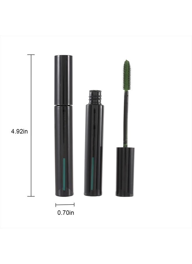 Colorful Mascara Mascaras Thick Eyelash Wataerproof Eyelashes Thicker Long Lasting Eyes Makeup for Women and Girls Pack of 1 (B- Green)