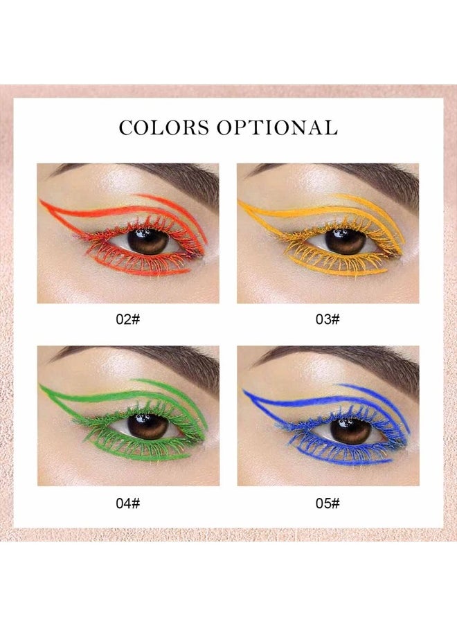 Colorful Mascara Mascaras Thick Eyelash Wataerproof Eyelashes Thicker Long Lasting Eyes Makeup for Women and Girls Pack of 1 (B- Green)