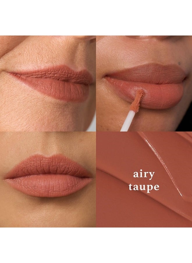It's Whipped Matte Lip Mousse - Airy Taupe - Long-Lasting Liquid Lipstick - Non-Drying Velvety Finish - Moisturizing Shea Butter