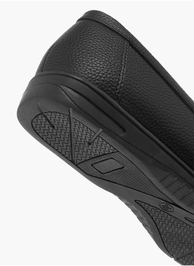 Womens Textured Bow Accent Slip-On Loafers Ramadan Collection