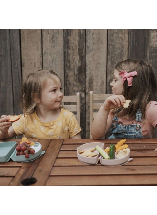 Silifold - Silicone Baby Plate - Foldable Toddler Travel Essential To Promote Self-Feeding - Food Grade Silicone Toddler Plates & Baby Plates With Suction - Bpa Free Baby Essentials -Chickory