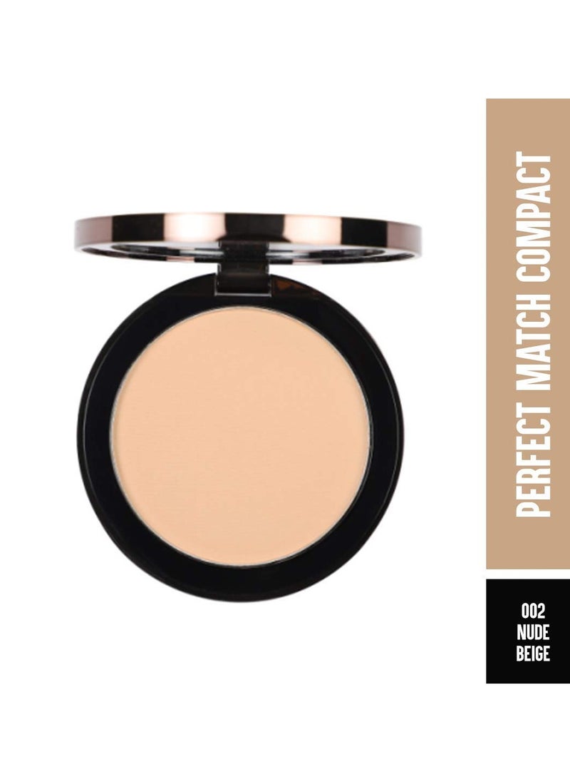 Perfect Match Parfait Marier Compact Nude Beige 9g Lightweight Silky Texture Enriched with Hyaluronic Acid Vitamin E