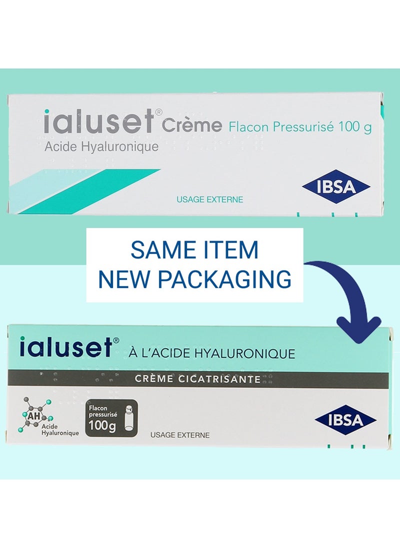 Ialuset Hyaluronic Acid Cream 100% Pure Undiluted 3.3 ounces (100g)