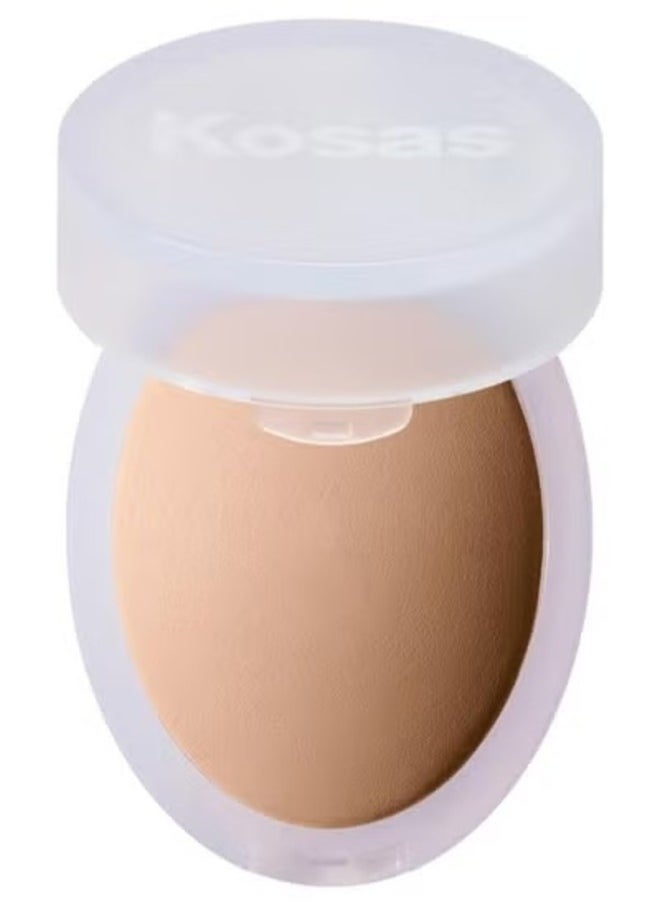 Kosas Cloud Set Baked Setting & Smoothing Talc-Free Vegan Powder,   Pillowy - Sheer Medium Tan 9.5g - Weightless, Sheer Finish