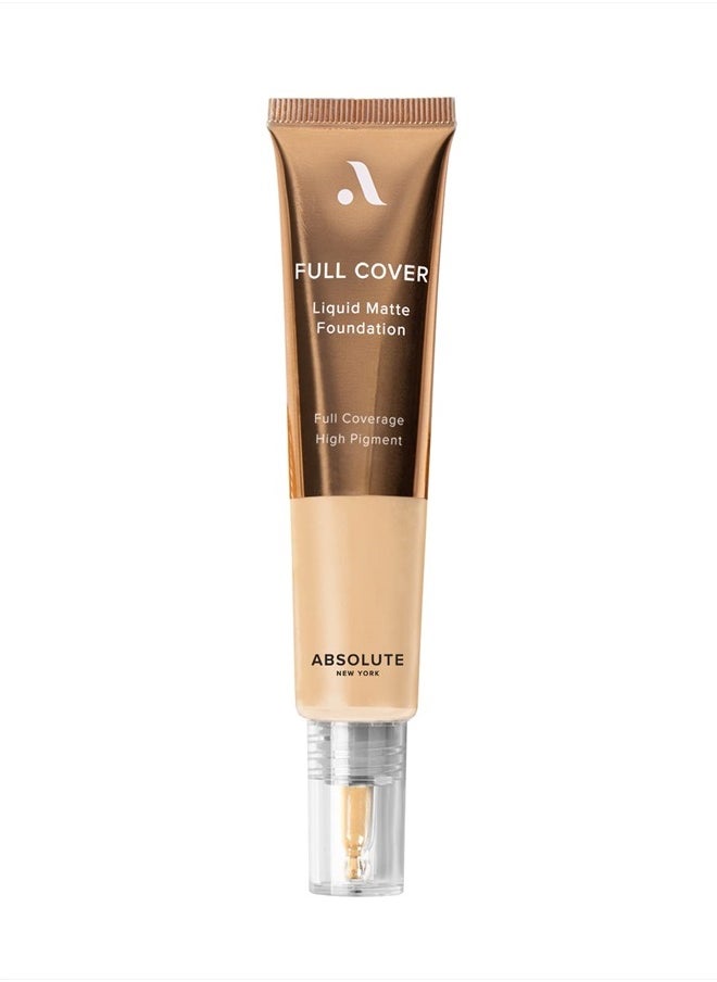 Full Cover Liquid Matte Foundation (Neutral Linen, 1.01 fl oz)