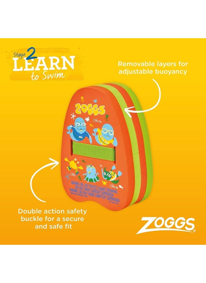 Zoggs Kids Zoggy Back Float Buoyancy Aid for Swimming - Multi, 2-6 Years
