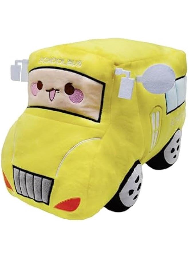 Soft Plush School Bus Stuffed Car Toy Super Cute Yellow Truck plushie  Gifts for Kids or Birthday Party 11 Inches