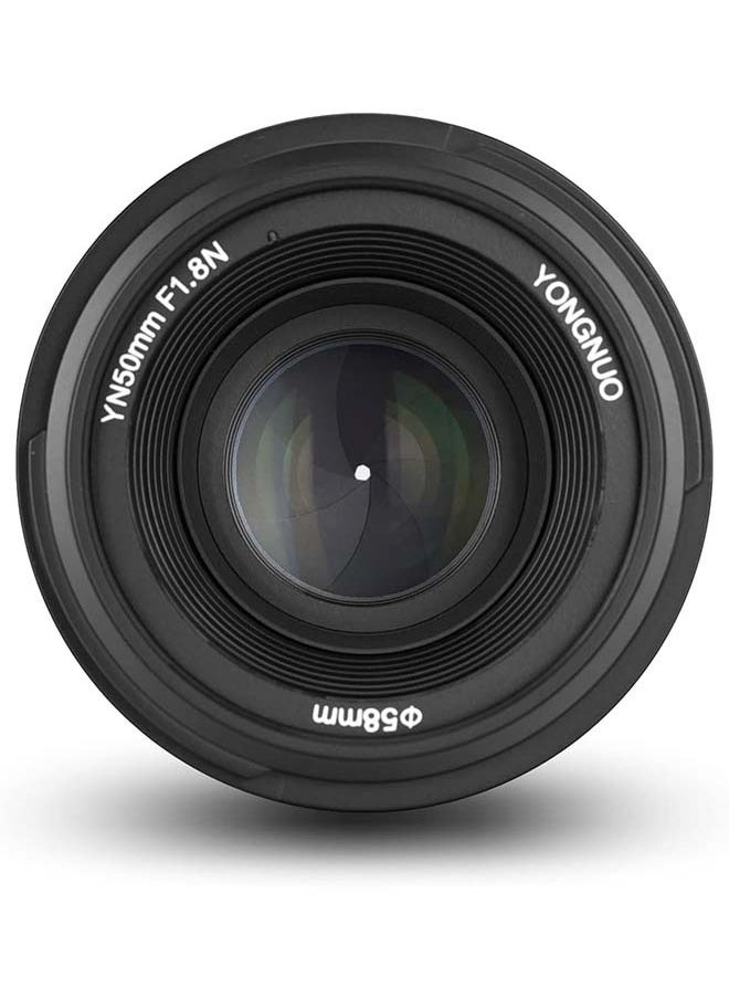 YONGNUO YN50mm F1.8N Standard Prime Lens, Large Aperture Auto Manual Focus AF MF for Nikon DSLR Cameras