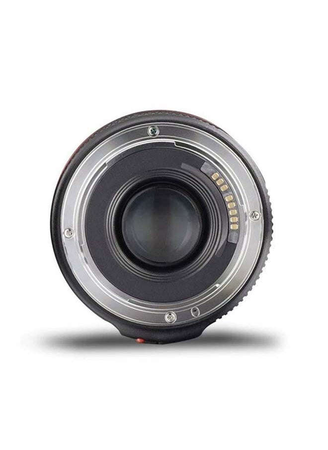 YONGNUO YN50MM f1.8 II Lens for Canon EF Mount, AF/MF 50mm f/1.8 Lens Large Aperture 0.35m Focus Distance Standard Prime Lens for Canon 5D IV 1DX I 200D II 850D 7D 6DII(YN50MM F1.8C II Black)