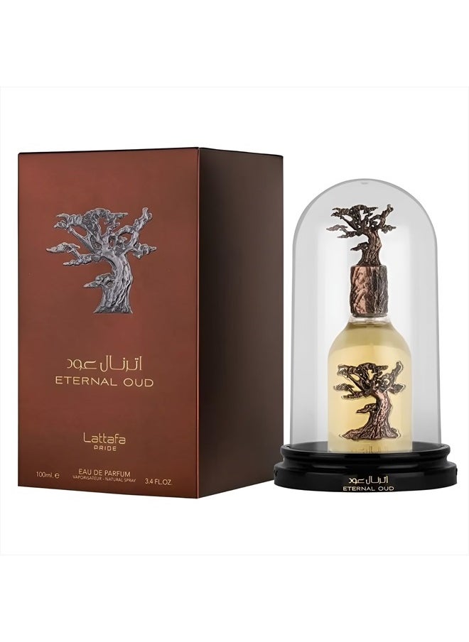 Pride Eternal Oud for Unisex Eau de Parfum Spray, 3.4 Ounce / 100 ml