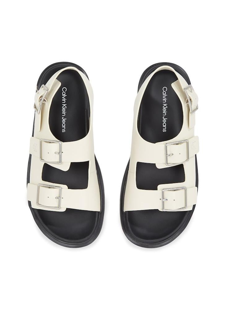 LEATHER SANDALS WITH BUCKLE