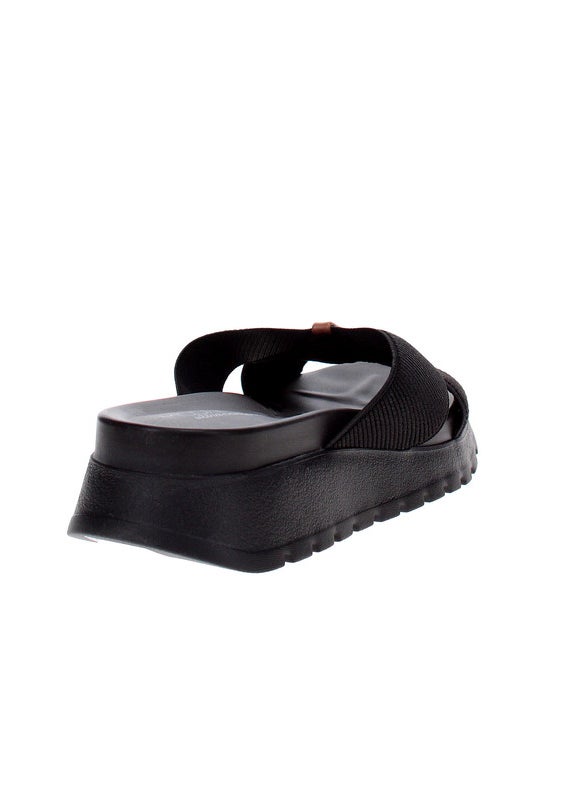 Modare Ladies Flat Sandals Black | Made In Brazil