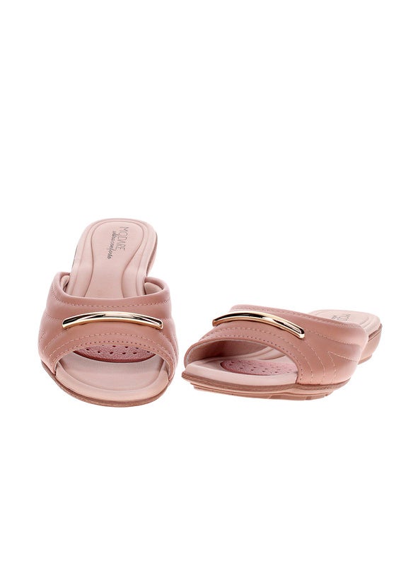 Modare Ladies Flat Sandals Nude | Made In Brazil