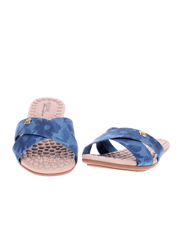 Modare Ladies Flat Sandals Jeans | Made In Brazil