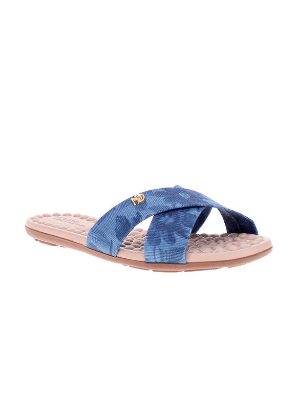 Modare Ladies Flat Sandals Jeans | Made In Brazil