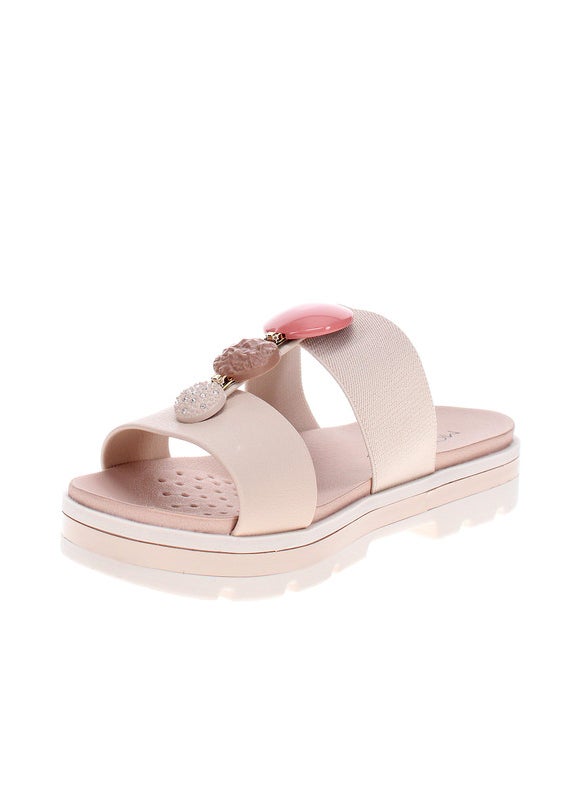 Modare Ladies Flat Sandals Cream | Made In Brazil