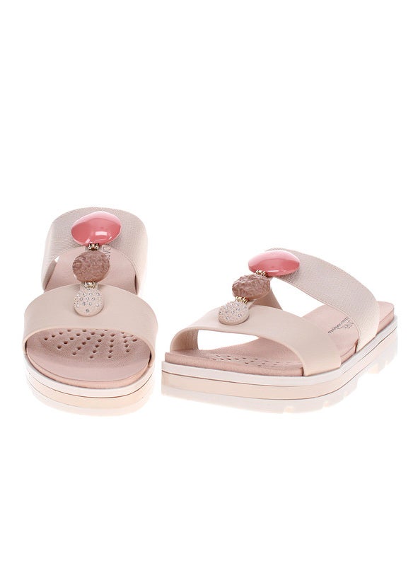 Modare Ladies Flat Sandals Cream | Made In Brazil