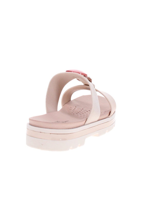 Modare Ladies Flat Sandals Cream | Made In Brazil