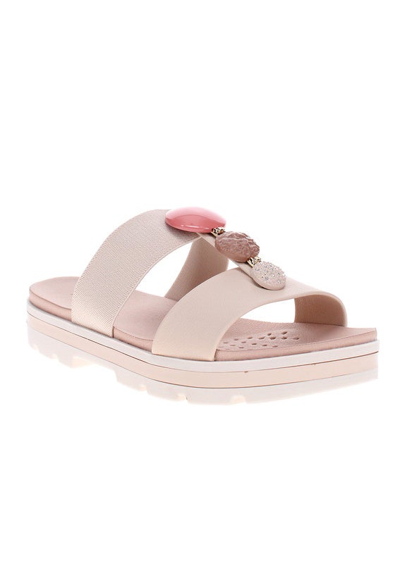 Modare Ladies Flat Sandals Cream | Made In Brazil