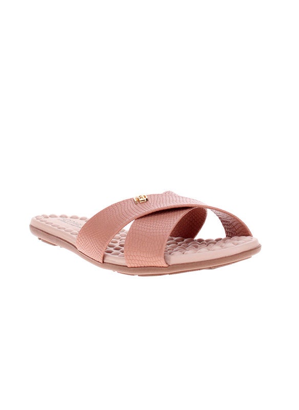 Modare Ladies Flat Sandals Nude | Made In Brazil