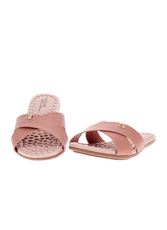 Modare Ladies Flat Sandals Nude | Made In Brazil