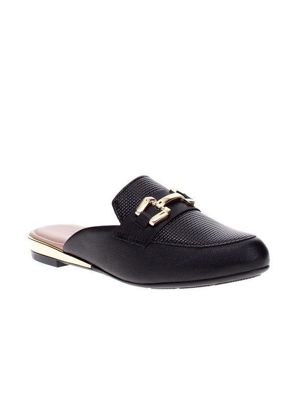 Modare Ladies Flat Sandals Black | Made In Brazil