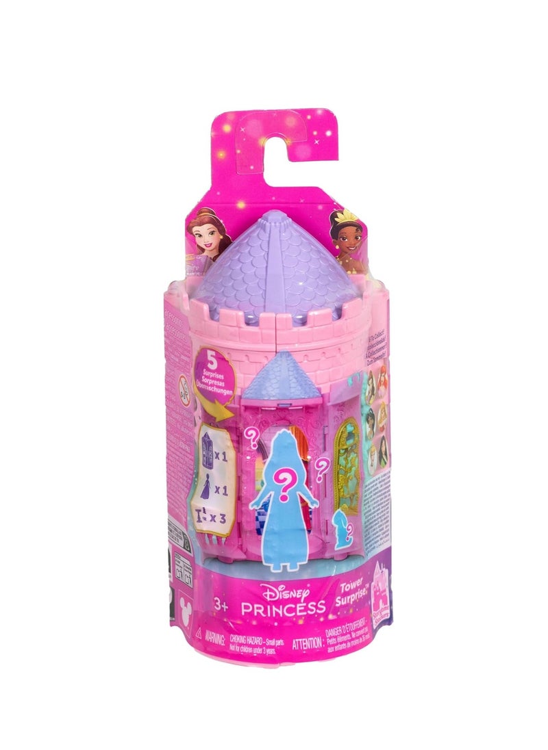 Disney Princess Tower Surprise Small Doll - 1 Piece Only, Assorted/Styles May Vary