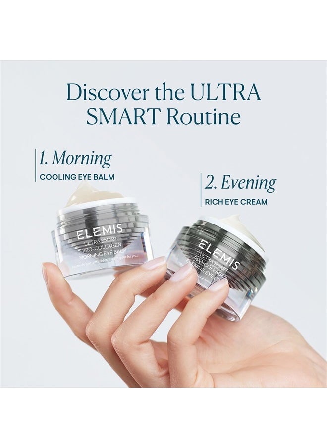 ULTRA SMART Pro-Collagen Eye Treatment Duo | Skincare Eye Contour for Day & Night Treament | Rejuvenates, Smoothes, and Tightens | Under Eye Cream | 10 mL