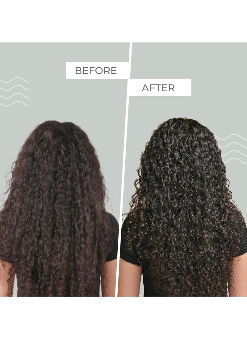 Curl Moisture Milk For Very Dry, Frizzy, Damaged, Curly & Wavy Hair | Leave In Cream with Moringa, Argan & Shea Butter For Deep Moisture, Frizz Control & Shine - 50ml
