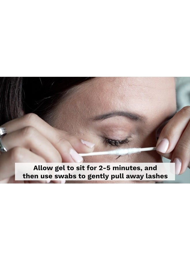 Sensitive Lash Remover for Lash Extensions - Clear Eyelash Extension Remover Gel - Fast-Acting Lash Extension Remover, Efficient Lash Glue Remover 15 ml - Existing Beauty Lashes