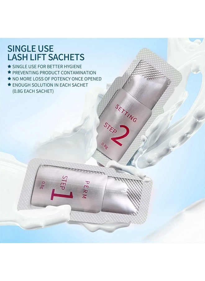 Fast Perm Lash Lift Kit Eyelash Perm Kit Perm&Setting Lotion (Quantity: 2×5 Packs)