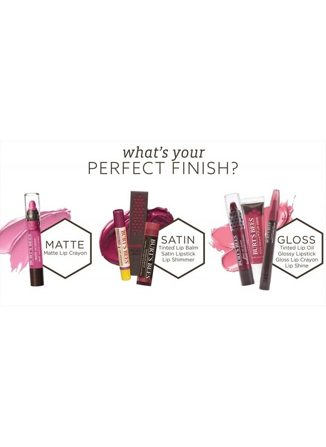 100% Natural Moisturizing Lipstick, Suede Splash, 1 Tube