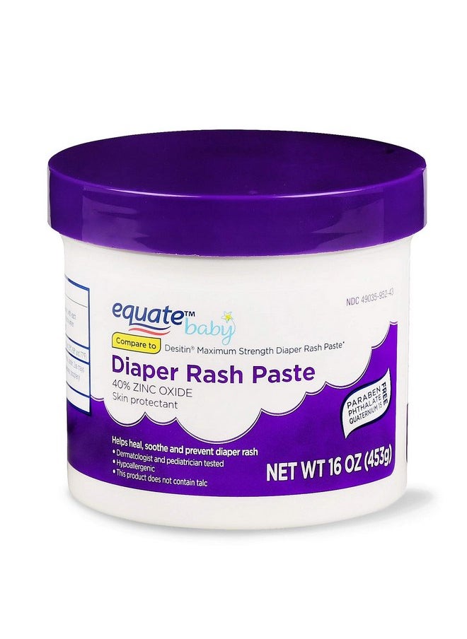 Equate Diaper Rash Relief Maximum Strength 16 Oz (2 pack)