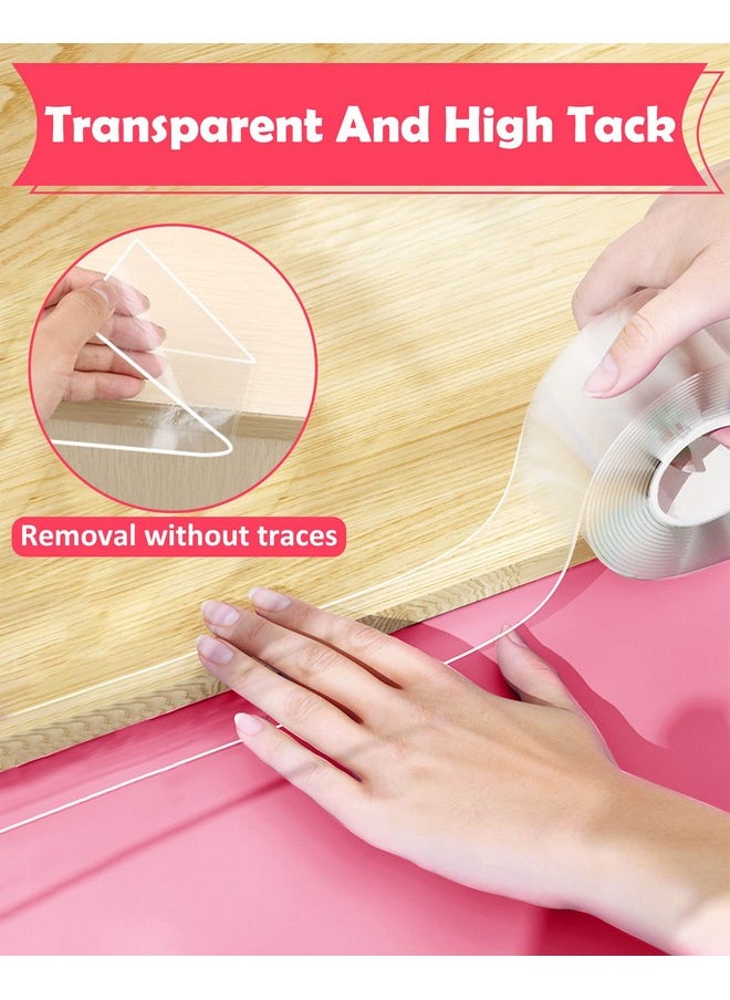 Baby Proofing, Clear Edge Protector Strip, Soft Corner Protectors For Kids, Baby Child Safety Corner Guards For Furniture Against Sharp Corners For Tables, Drawers, Sink, Wall 1.2In X 9.84Ft