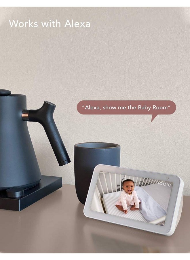 Baby Monitor, Wifi Pet Camera Indoor, 360-Degree Ip Camera, 1080P Home Security Camera, Motion Tracking, Super Ir Night Vision, Works With Alexa, Two-Way Audio, Motion & Sound Detection