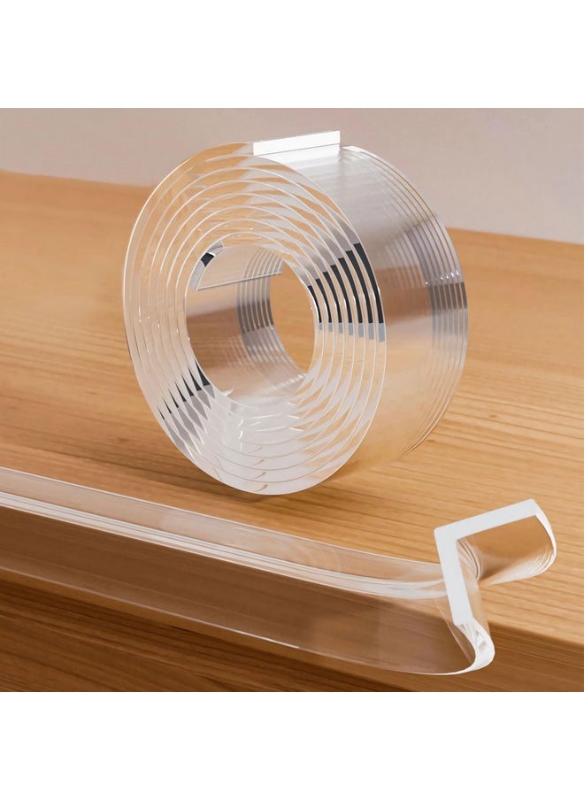 Baby Proofing, Clear Edge Protector Strip, Soft Corner Protectors For Kids, Baby Child Safety Tables Corner Guards For Furniture Against Sharp Corners For Cabinets, Tables, Drawers 16.4Ft