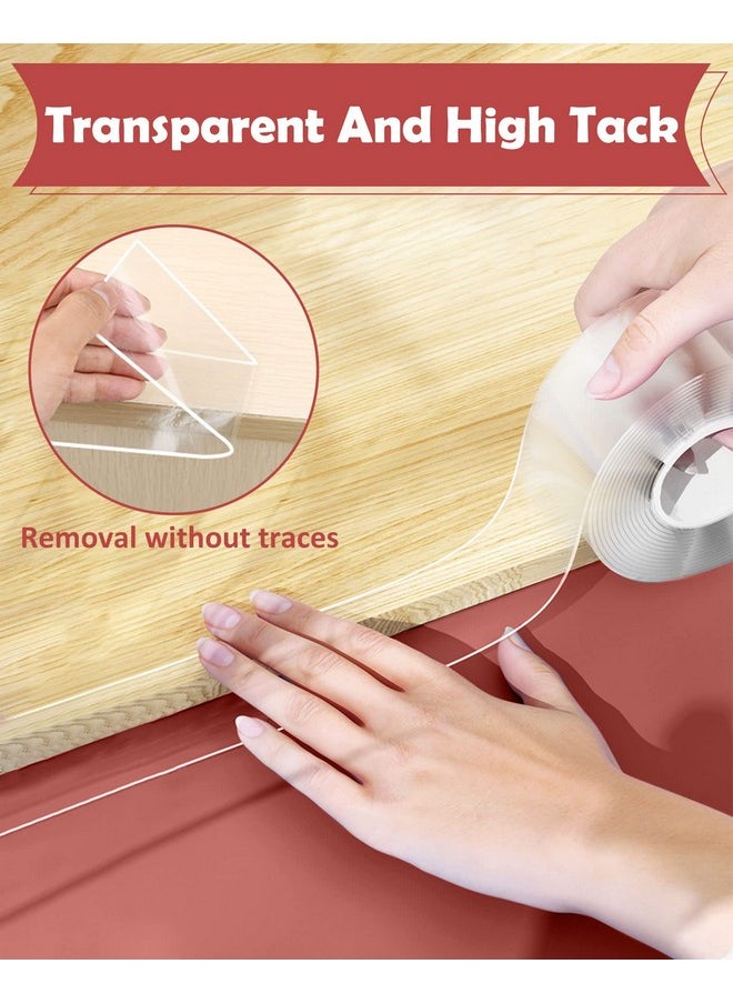 Baby Proofing, Clear Edge Protector Strip, Soft Corner Protectors For Kids, Baby Child Safety Tables Corner Guards For Furniture Against Sharp Corners For Cabinets, Tables, Drawers 16.4Ft