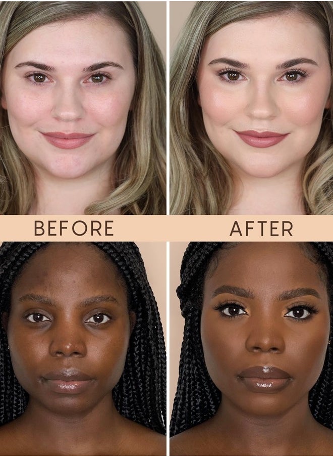 Re-wind Blurring Full Coverage Concealer (Light/Medium - Warm), Brighten, Reduce redness, dark circles and fine lines, Non-Caking, Longwear, Nourishes, Lightweight, Soft-Matte Finish, V + CF