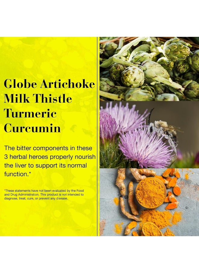 New Nordic Active Liver, 30 Tablets Daily Liver Detoxifier and Regenerator with Milk Thistle Extract, Artichoke Extract and Turmeric