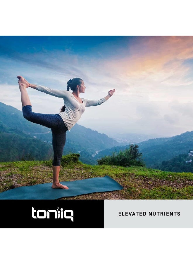 Toniiq 22,500mg 45x Concentrated Ultra High Strength Olive Leaf Extract - Min. 50% Oleuropein - Highly Concentrated and Bioavailable - 120 Veggie Capsules