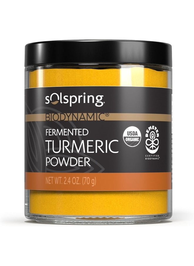 Dr. Mercola Solspring Biodynamic Organic Fermented Turmeric Powder