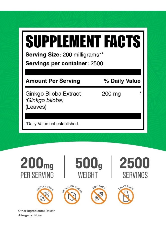 BULKSUPPLEMENTS.COM Ginkgo Biloba Extract Powder