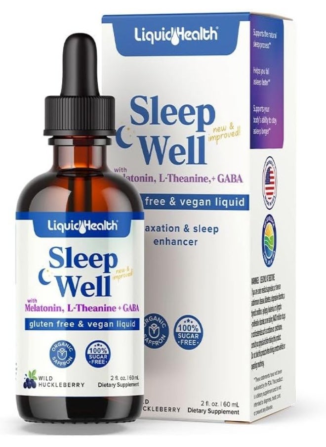 Liquid Health Sleep Well Gluten Free, 59 ml (Pack of 1)