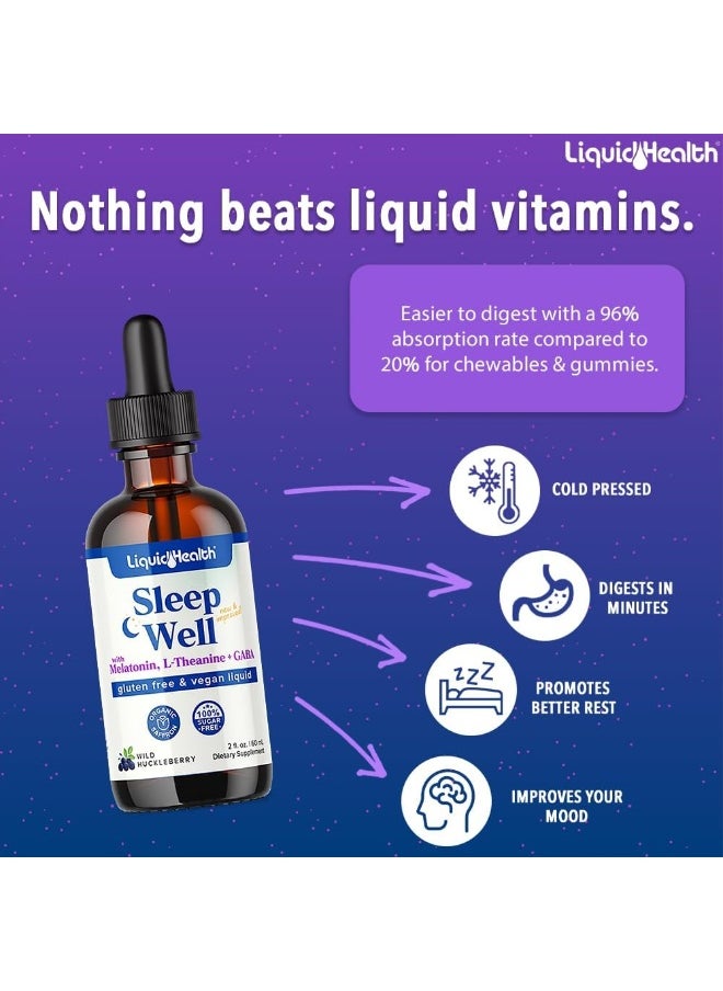 Liquid Health Sleep Well Gluten Free, 59 ml (Pack of 1)