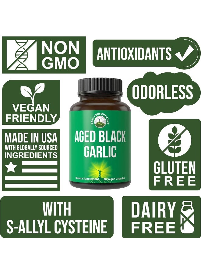 Peak Performance Aged Black Garlic Capsules