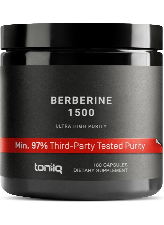 Toniiq Ultra High Strength Berberine 1500mg from The Himalayas Berberine Supplement