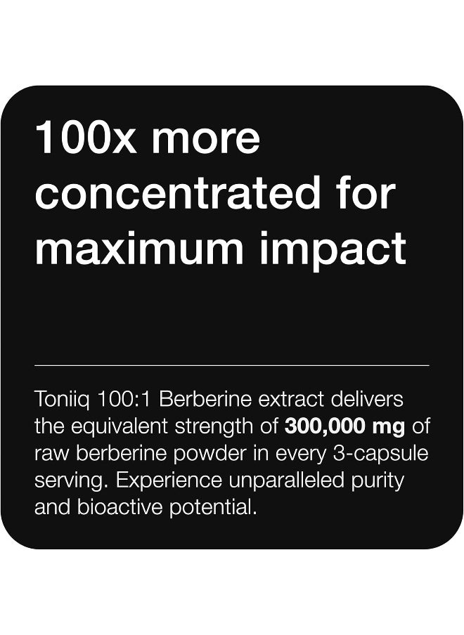 Toniiq Ultra High Strength Berberine 1500mg from The Himalayas Berberine Supplement