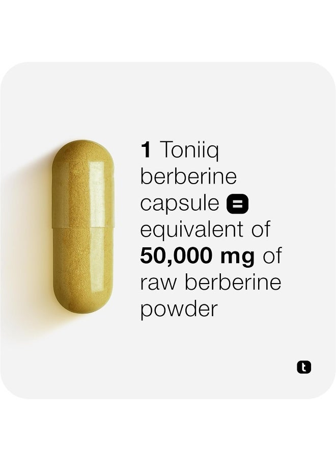 Toniiq Ultra High Strength Berberine 1500mg from The Himalayas Berberine Supplement