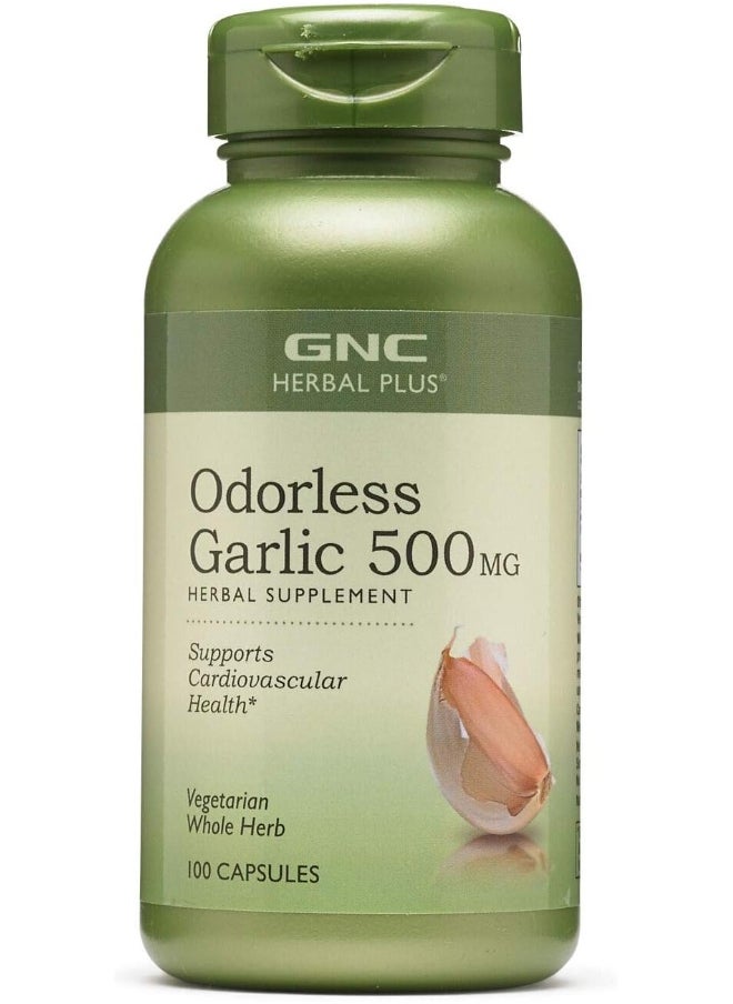 GNC Odorless Garlic 500 Mg 100 Capsules