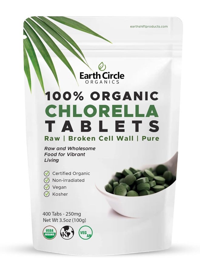 Earth Circle Organics Chlorella Tablets, Og1